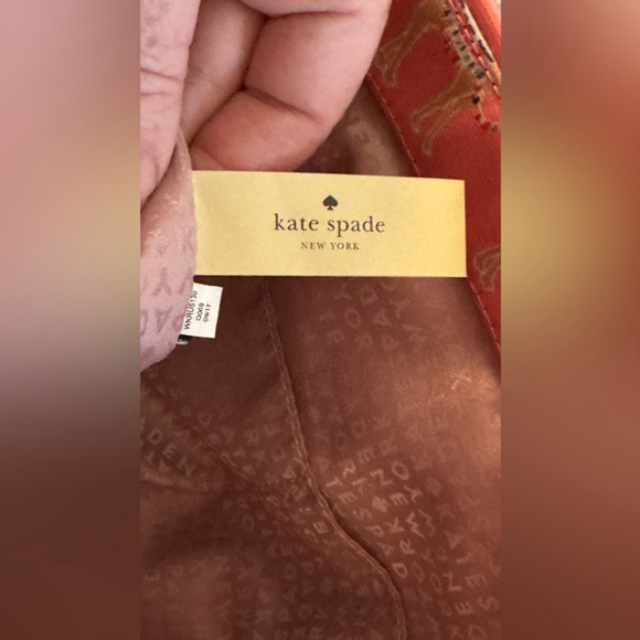 ♠️🐫Kate spade Shopper Spice Things Up camel canvas tote bag - Picture 5 of 6